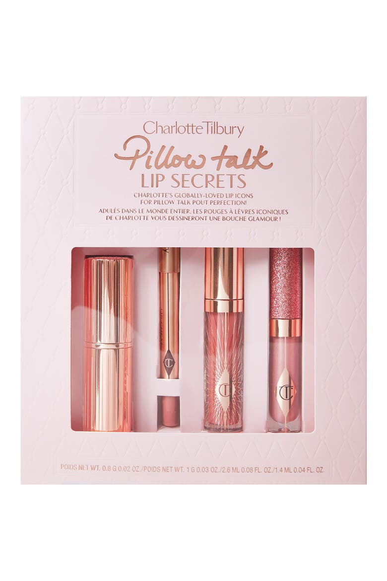 Pillow Talk Lip Secrets Set, Alternate, color, PINK
