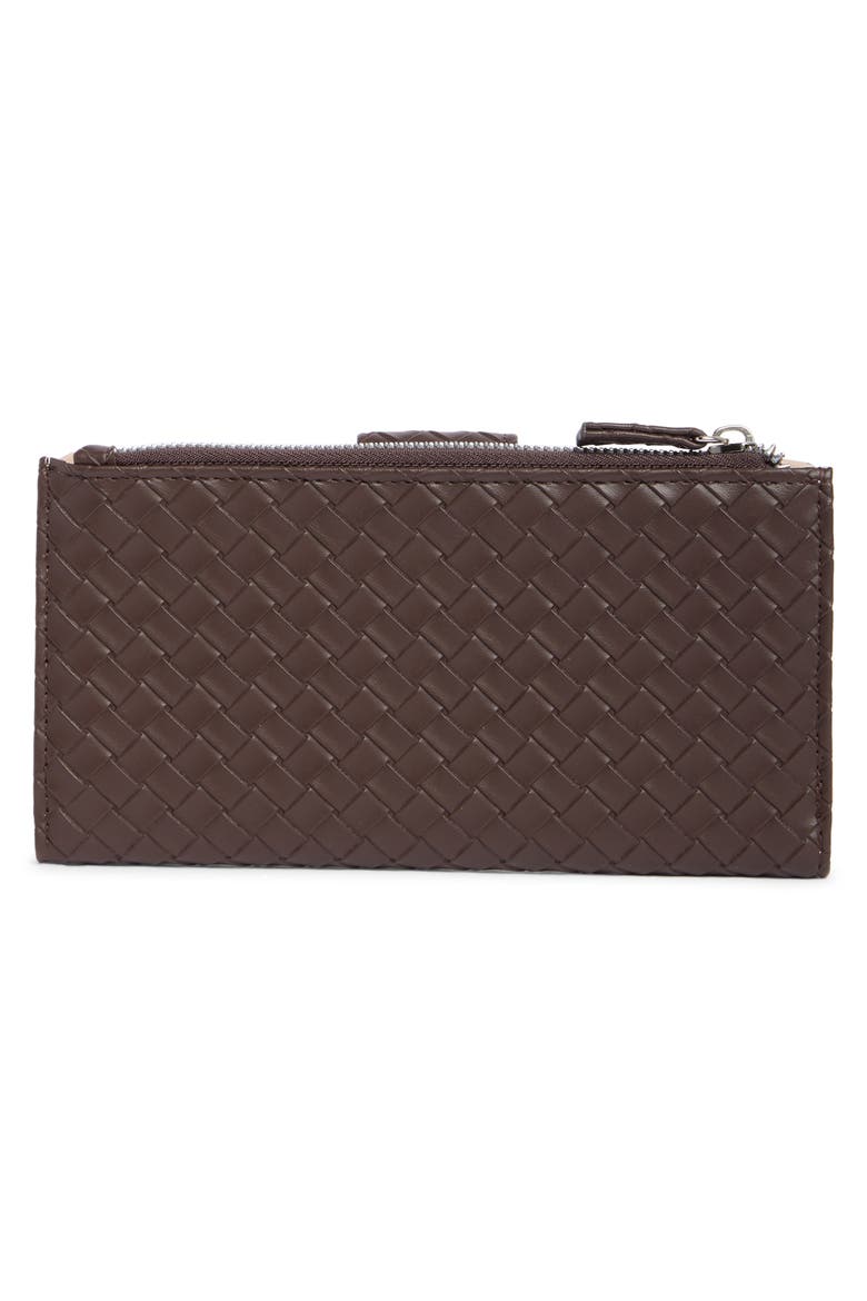 Lottie Wallet, Alternate, color, ESPRESSO WOVEN