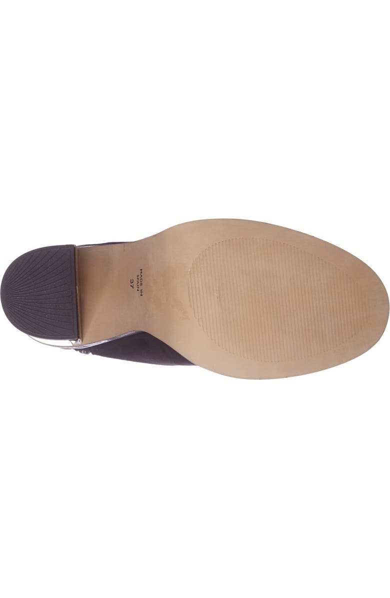 Topshop 'Haunt' Metal Plate Ankle Bootie, Alternate, color,