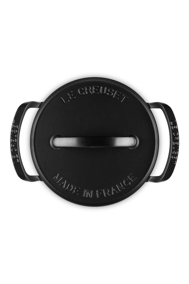Alpine Outdoor Round Dutch Oven, Alternate, color, MATTE BLACK