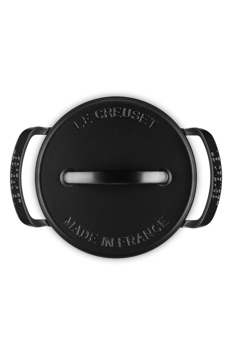 Le Creuset Alpine Outdoor Round Dutch Oven, Alternate, color, Matte Black