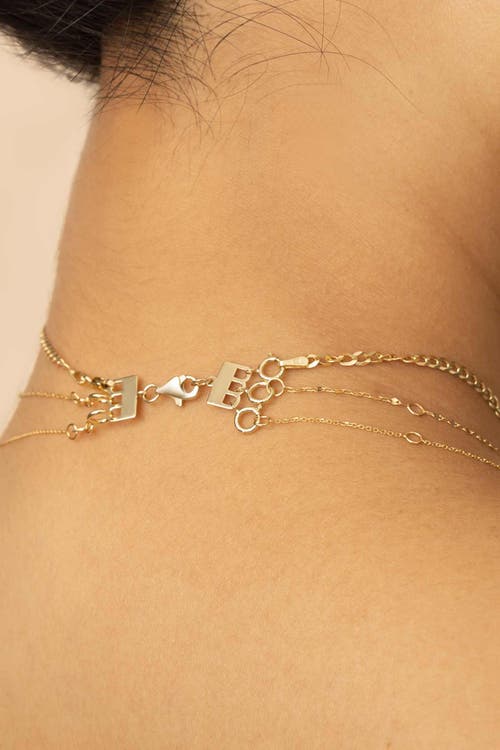 Oradina 10k Gold Layer Me Clasp In Yellow Gold