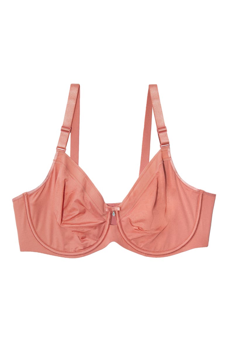 Silky Smooth Underwire Unlined Bra, Alternate, color, DESERT DAWN