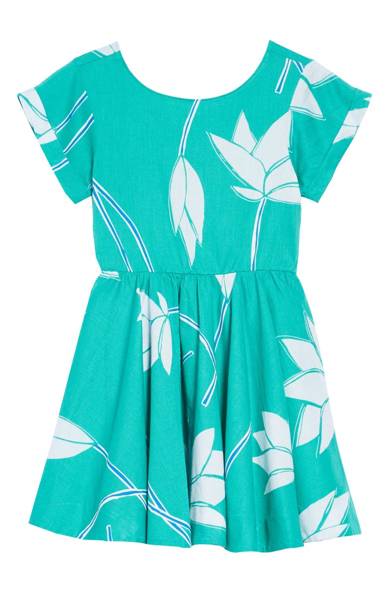 Tea Collection Cotton Skater Dress, Main, color, 