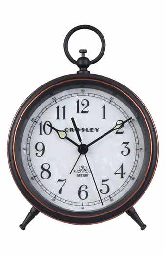 Mother Of Pearl Analog Alarm Clock