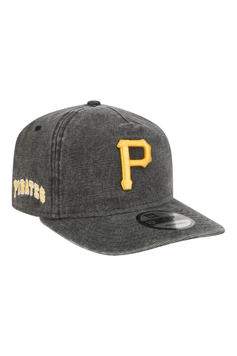Men's New Era  Black Pittsburgh Pirates  Denim Classic 19TWENTY Adjustable Hat, Alternate, color, Black