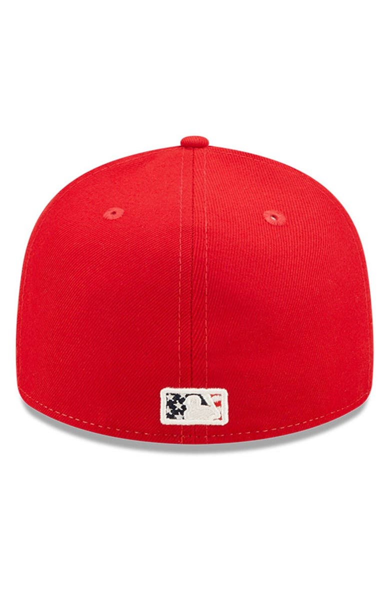 New Era Men's New Era Red Chicago White Sox 2022 4th of July Low Profile 59FIFTY Fitted Hat, Alternate, color, Red