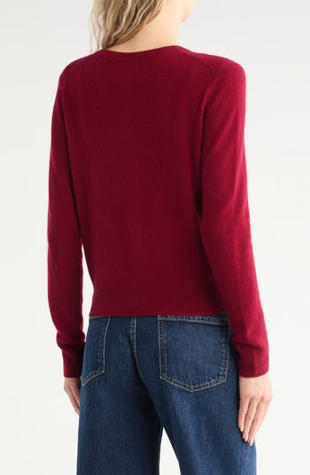 Crewneck Cashmere Cardigan