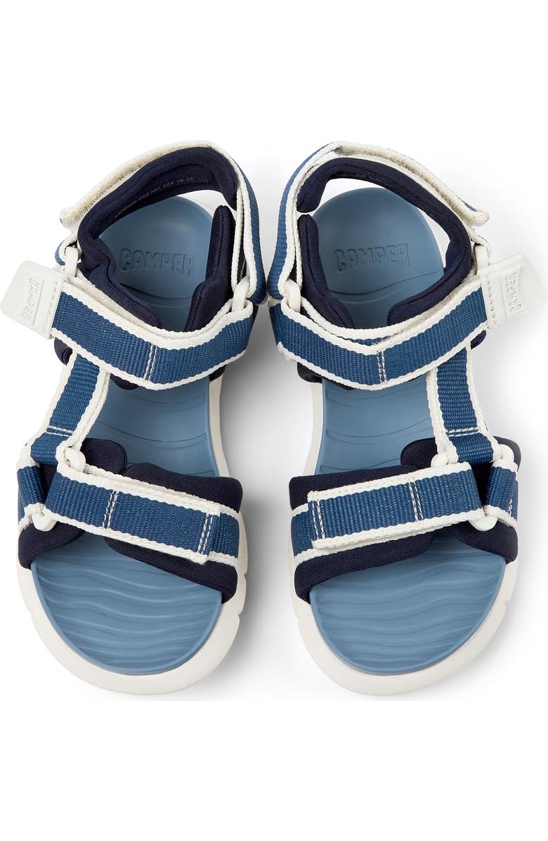 Camper Kids' Oruga Fisherman Sandal, Alternate, color, Blue Multi