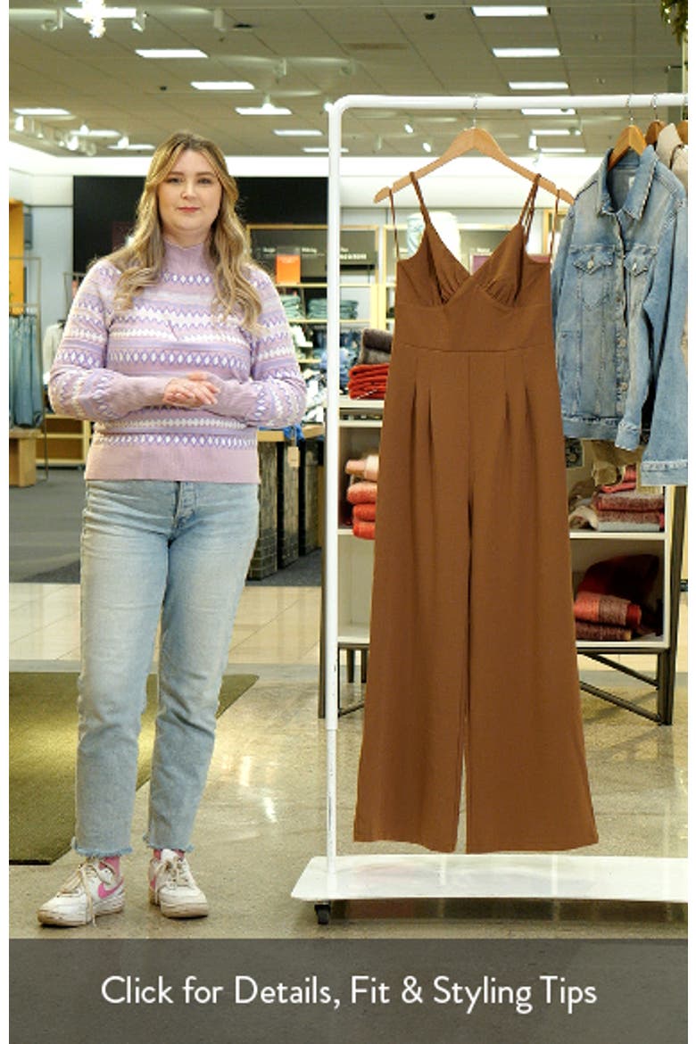 Maelle Stretch Crepe Jumpsuit video