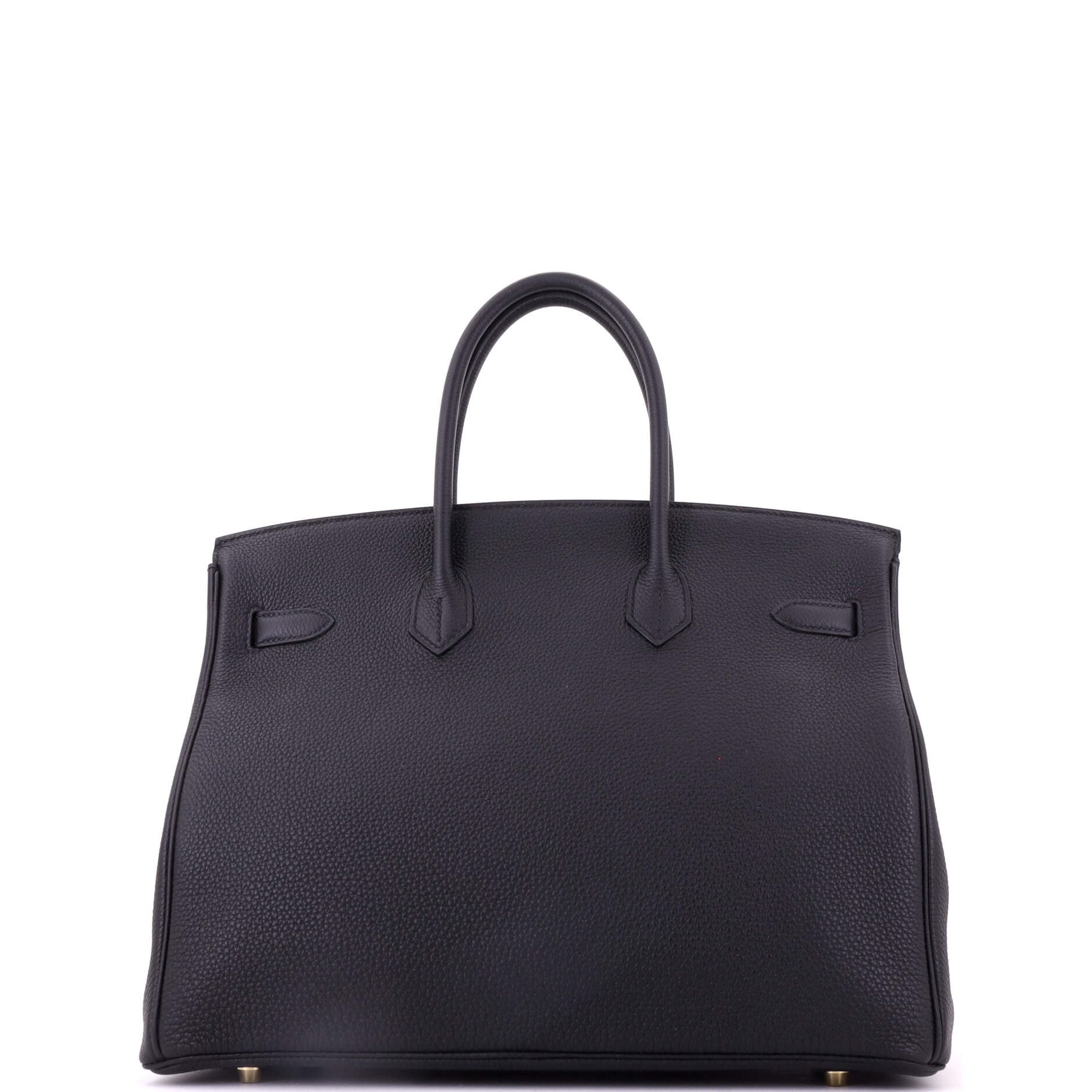 Birkin Handbag Black Togo With Gold Hardware 35, Alternate, color, Black