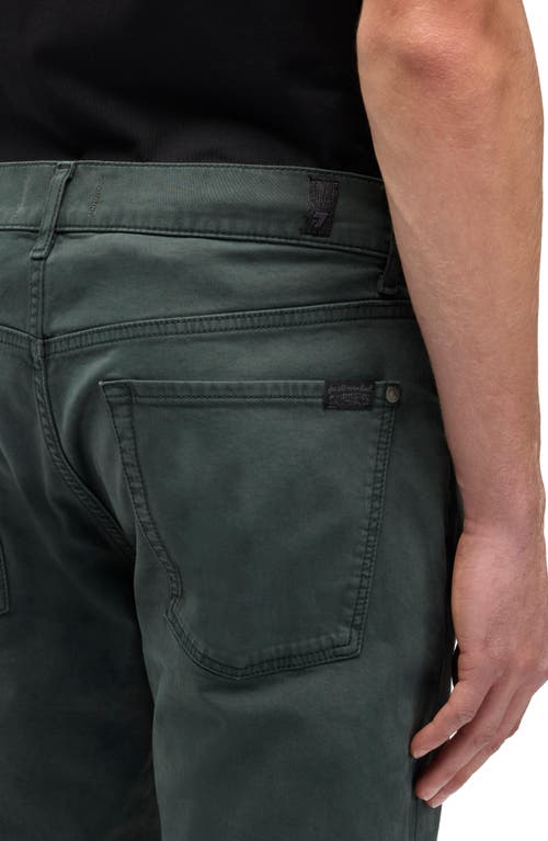 7 For All Mankind The Straight Leg Jeans In Green