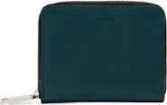 AllSaints Lena Hex Leather Zip Wallet