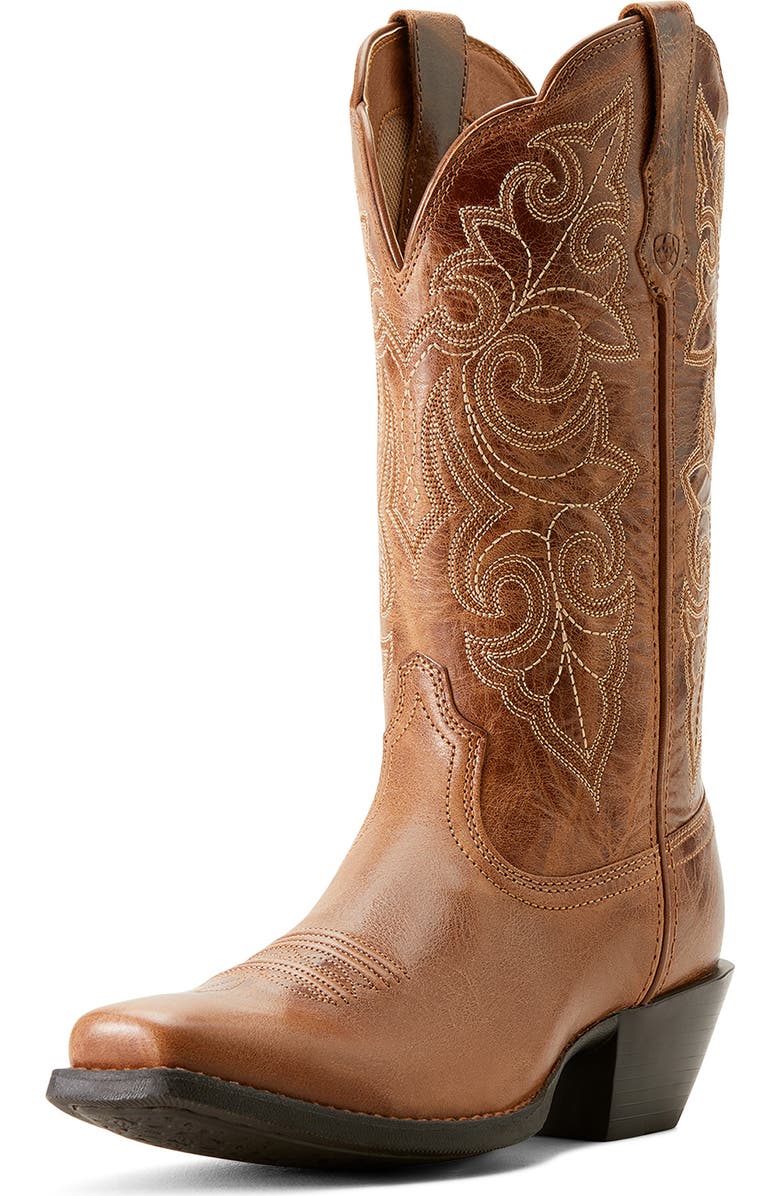 Ariat Roundup Western Boot, Alternate, color, Ready Russet