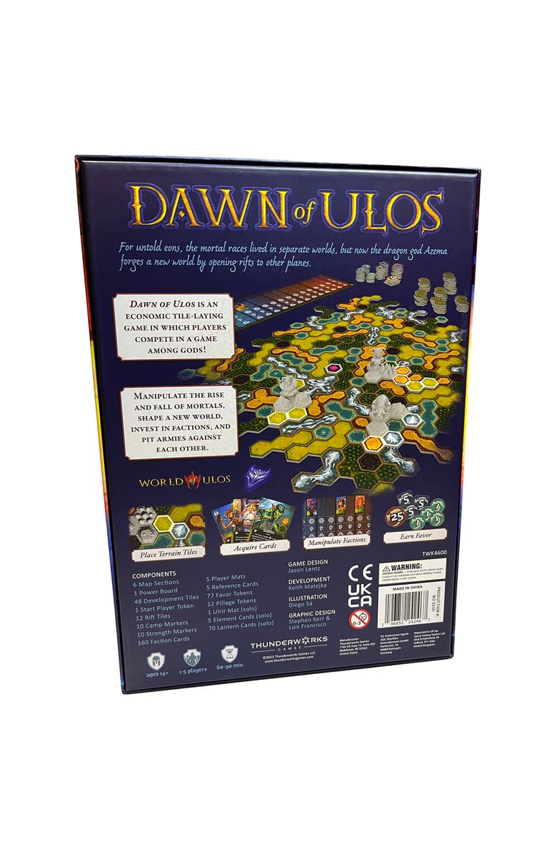 Thunderworks Games Dawn Of Ulos Economic Strategy Tile Placement Game, Alternate, color, Multicolored