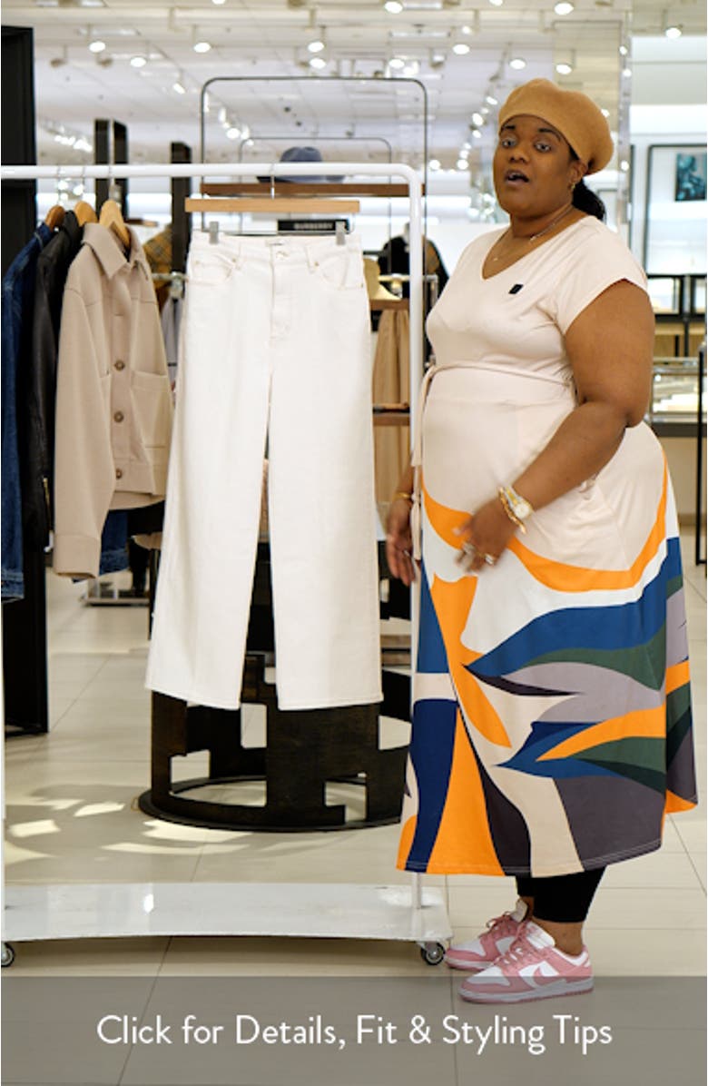 The Wide High Waist Ankle Wide Leg Jeans, sales video thumbnail