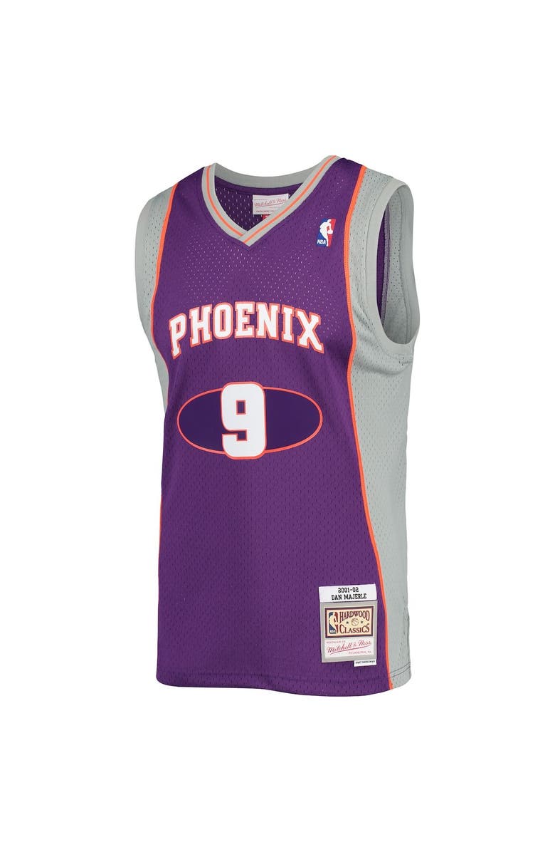 Mitchell & Ness Men's Mitchell & Ness Dan Majerle Purple Phoenix Suns 2001/02 Hardwood Classics Swingman Jersey, Alternate, color, 