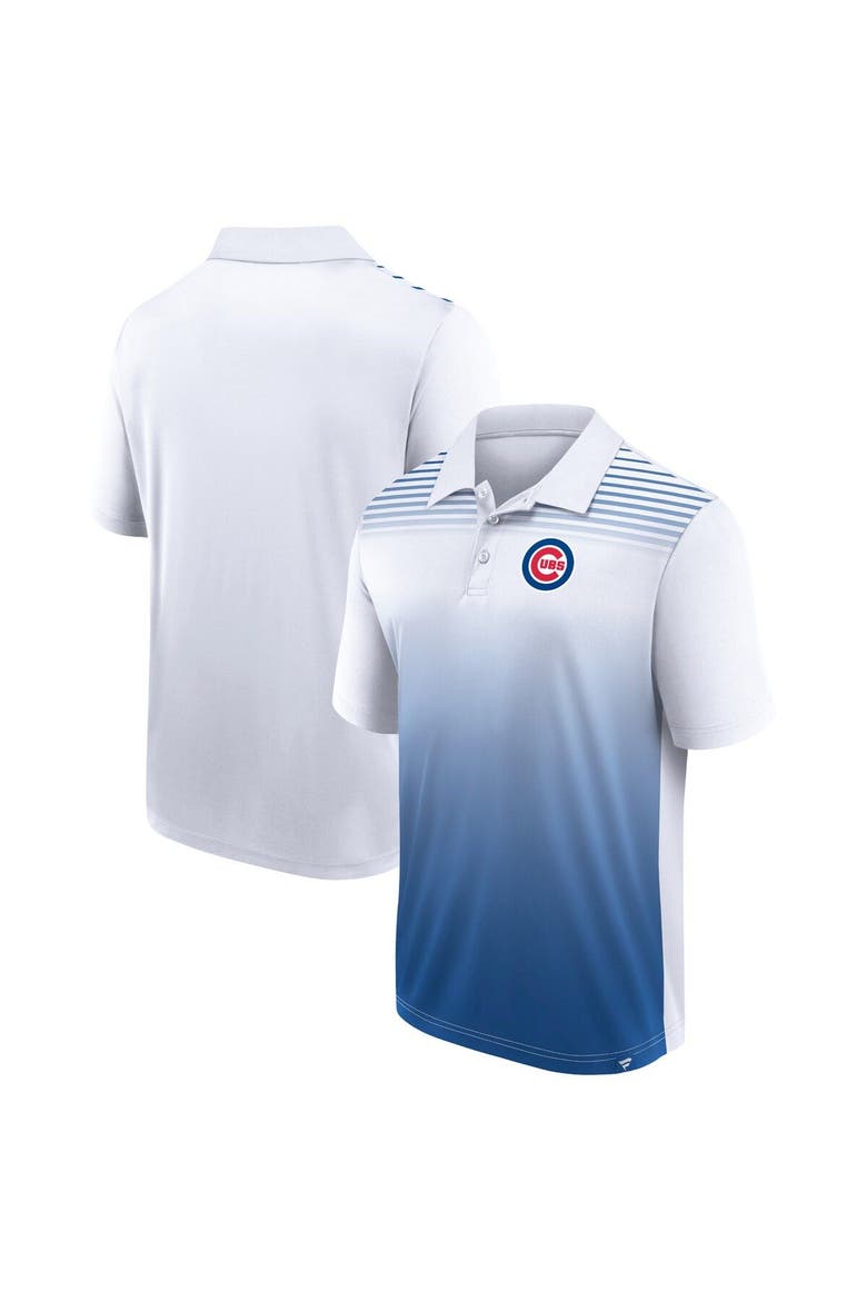 Men's Fanatics Branded White/Royal Chicago Cubs Sandlot Game Polo, Main, color, White
