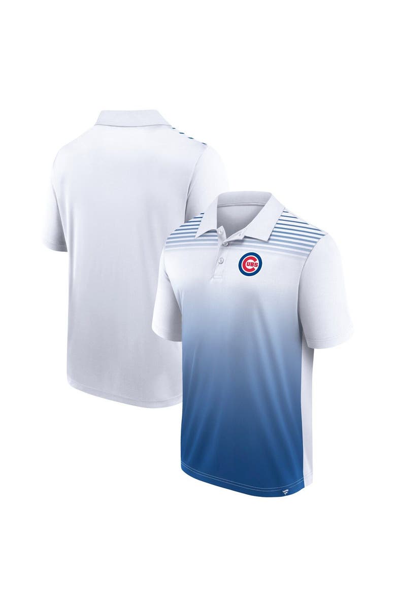 FANATICS Men's Fanatics Branded White/Royal Chicago Cubs Sandlot Game Polo, Main, color, White
