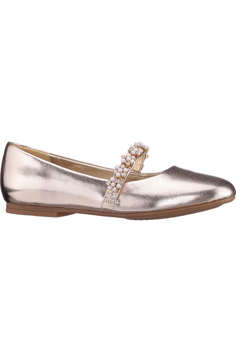 Nina Kids' Joansie Flat, Main, color, Light Gold Metallic