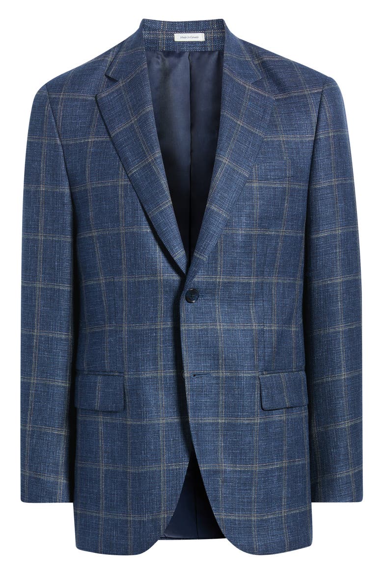 Flynn Classic Wool Sport Coat, Alternate, color, BLUE