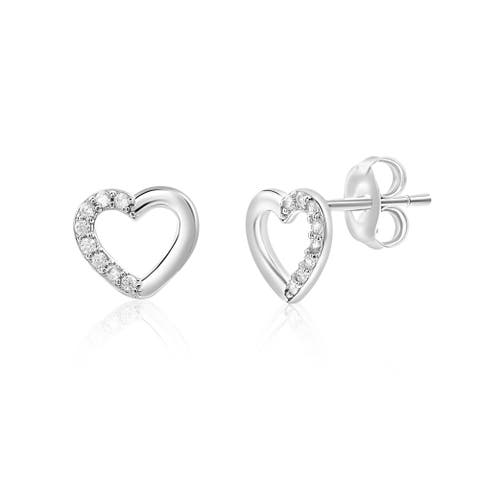 Sterling Silver Heart Earrings