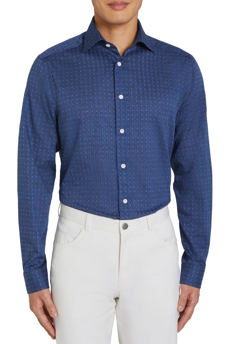 Surrey Dress Shirt, Main, color, NAVY