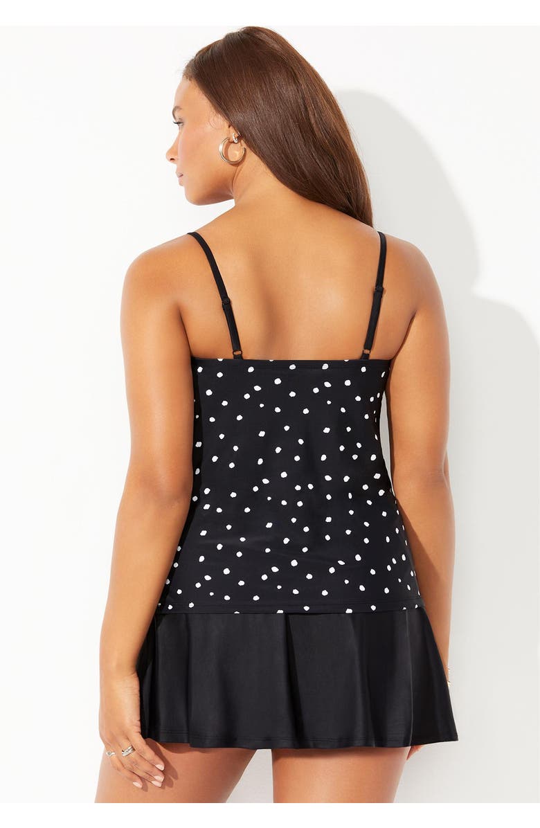 Swimsuits for All Tiered Swimdress, Alternate, color, 