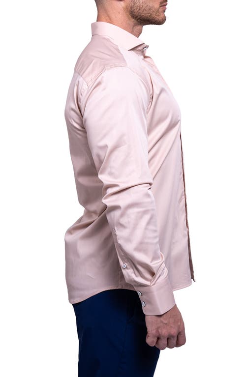 Maceoo Einstein Aristocratluxestretch Button-up Shirt In Pink