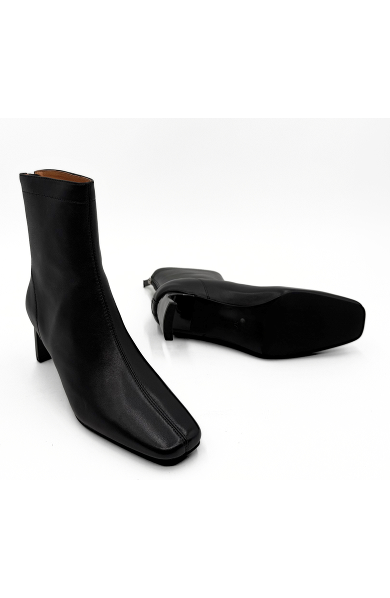 Amie Rafa Harlow Leather Bootie, Alternate, color, Black