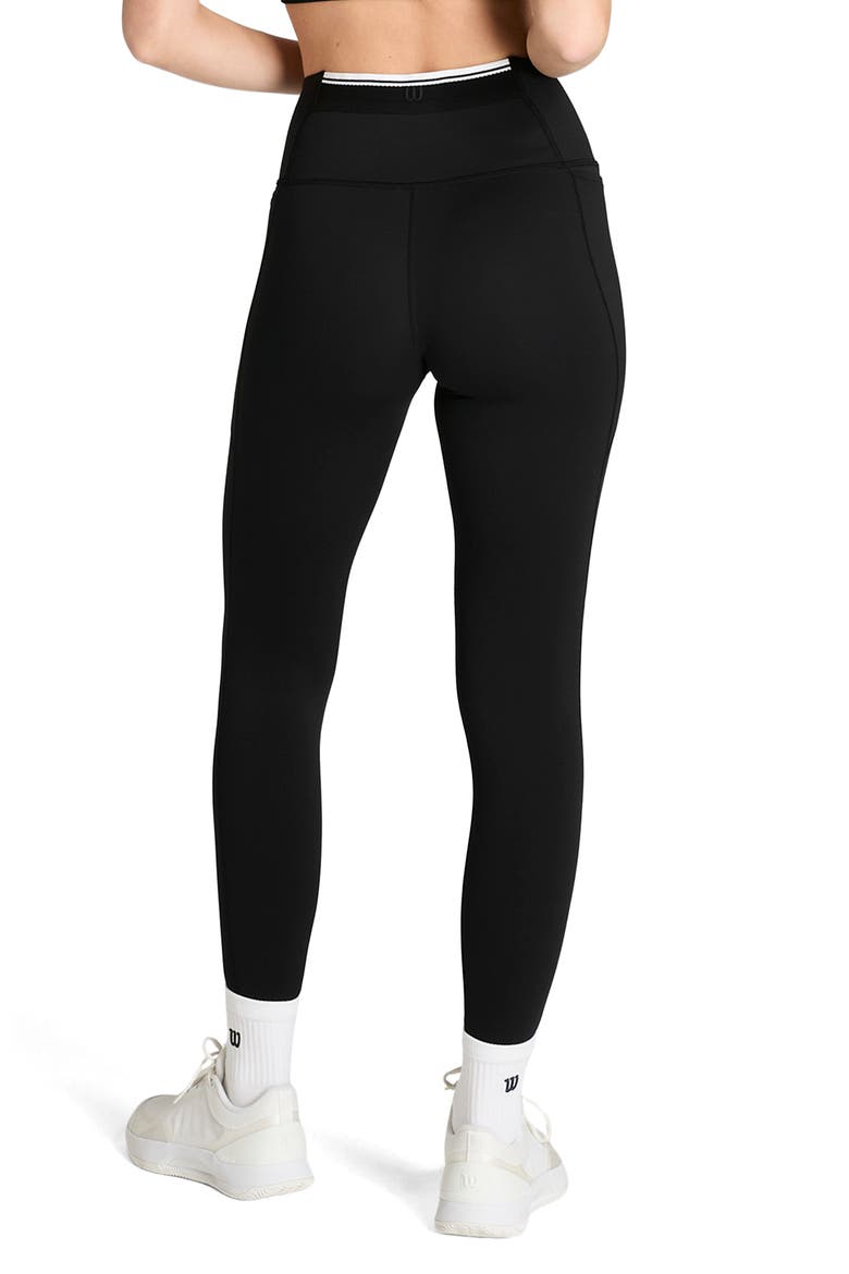 Advantage Tennis Tights, Alternate, color, BLACK