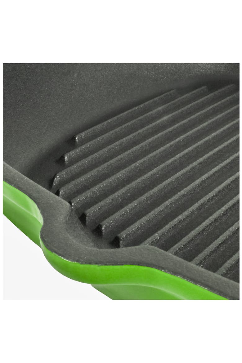 Neo 4-Piece Cast Iron Grill Set, Alternate, color, GREEN