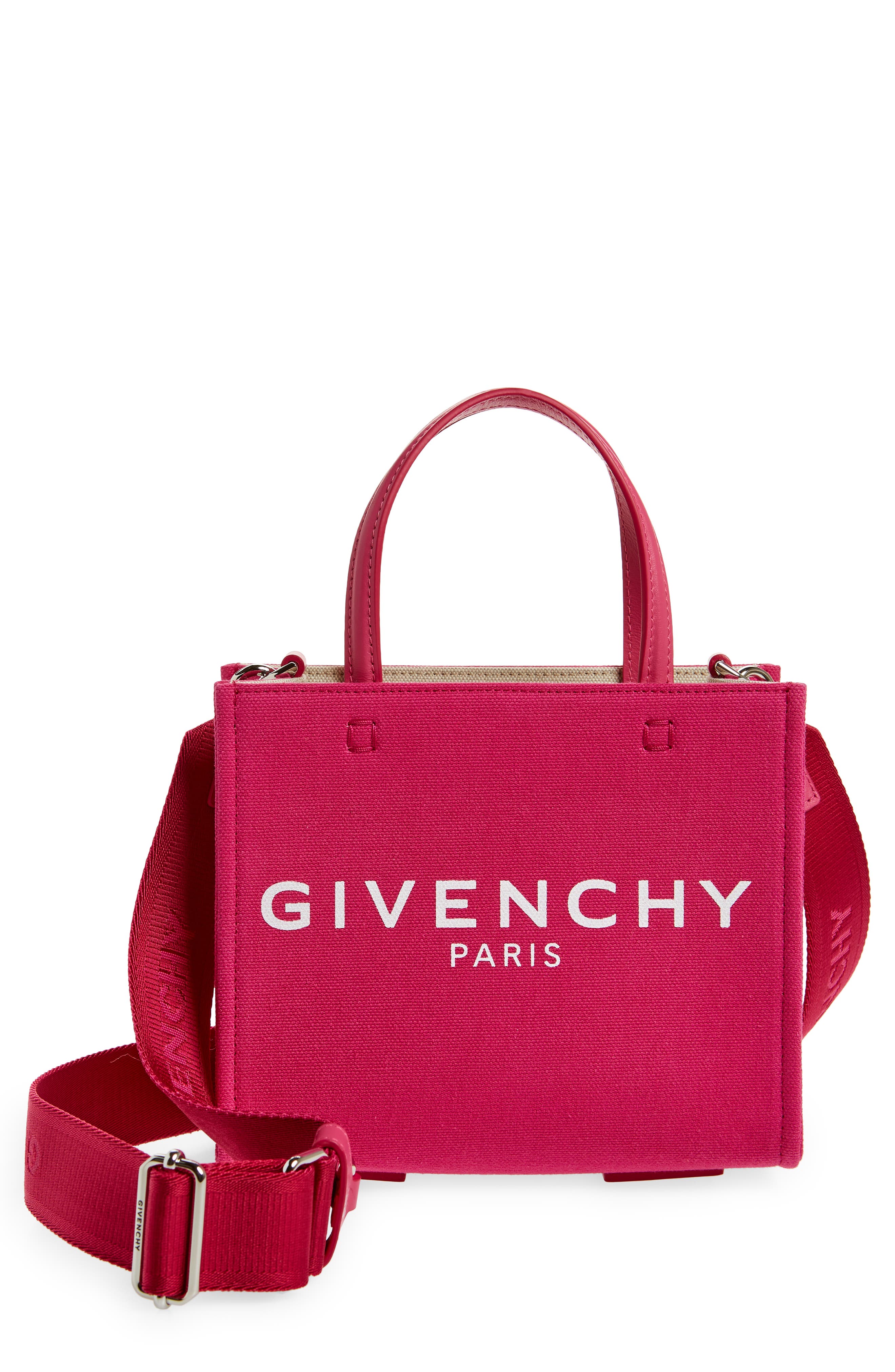 Givenchy Mini Canvas G-Tote, Main, color, 