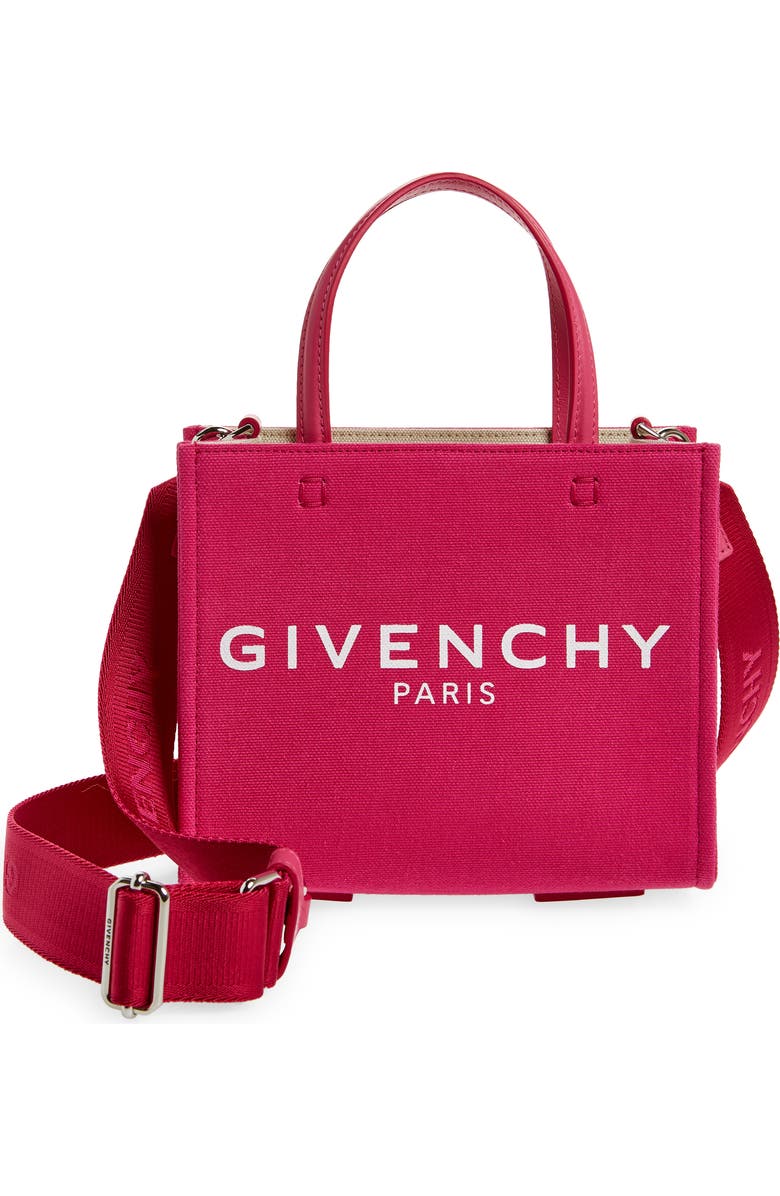 Givenchy Mini Canvas G-Tote, Main, color,