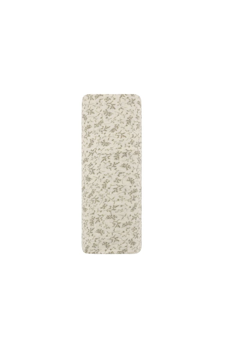 Ely's & Co. Modal French Terry Vine Collection - Muslin Swaddle, Main, color, Ivory/Sage