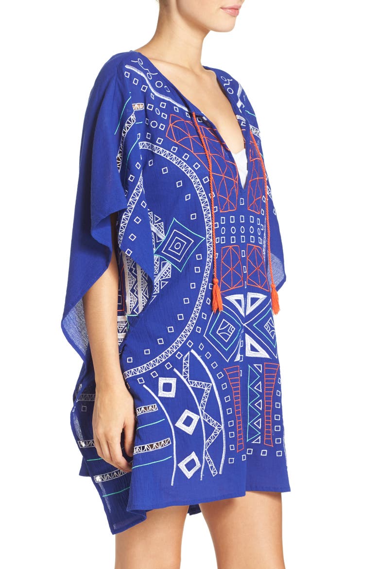 Jakarta Caftan, Alternate, color, INDIGO