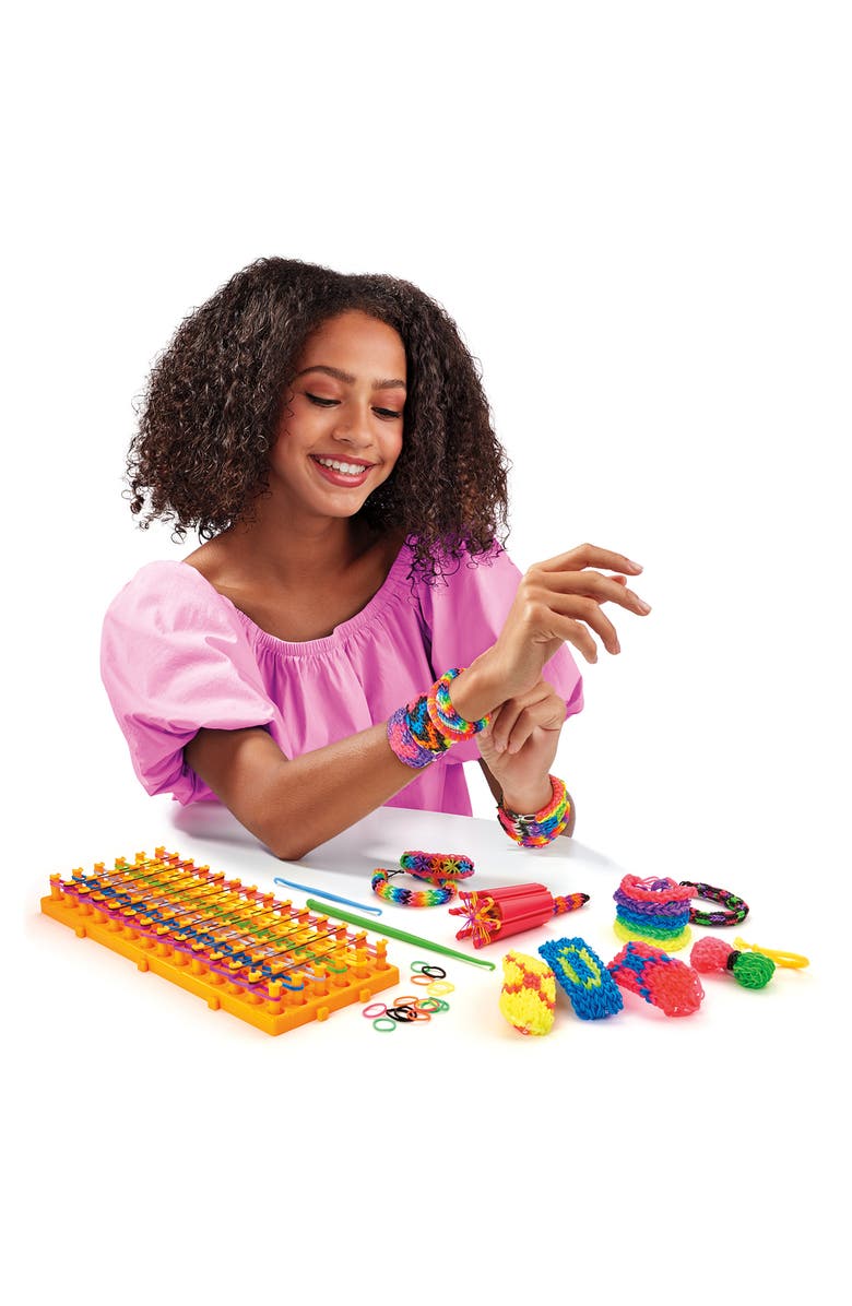 Cra-Z-Loom Diy Bracelet Loom Kit 2200 Latex Free Color Bands, Alternate, color, Multicolored