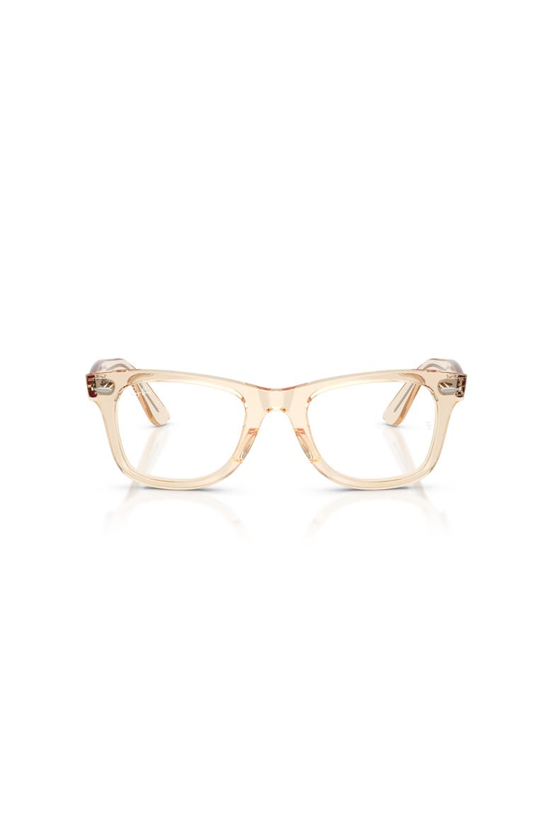 50mm Square optical glasses, Alternate, color, Pink