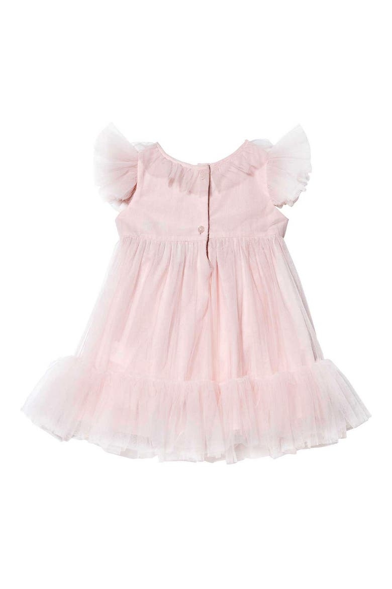 Bebe Penelope Tulle Dress, Alternate, color, PORCELAIN PINK