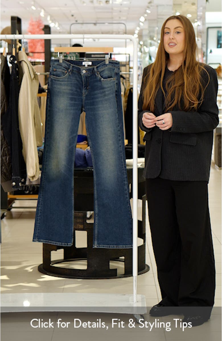 Low Rise Micro Bootcut Jeans, sales video thumbnail