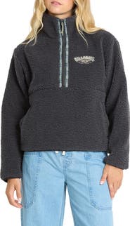 Billabong Horizon Quarter Zip High Pile Fleece Pullover