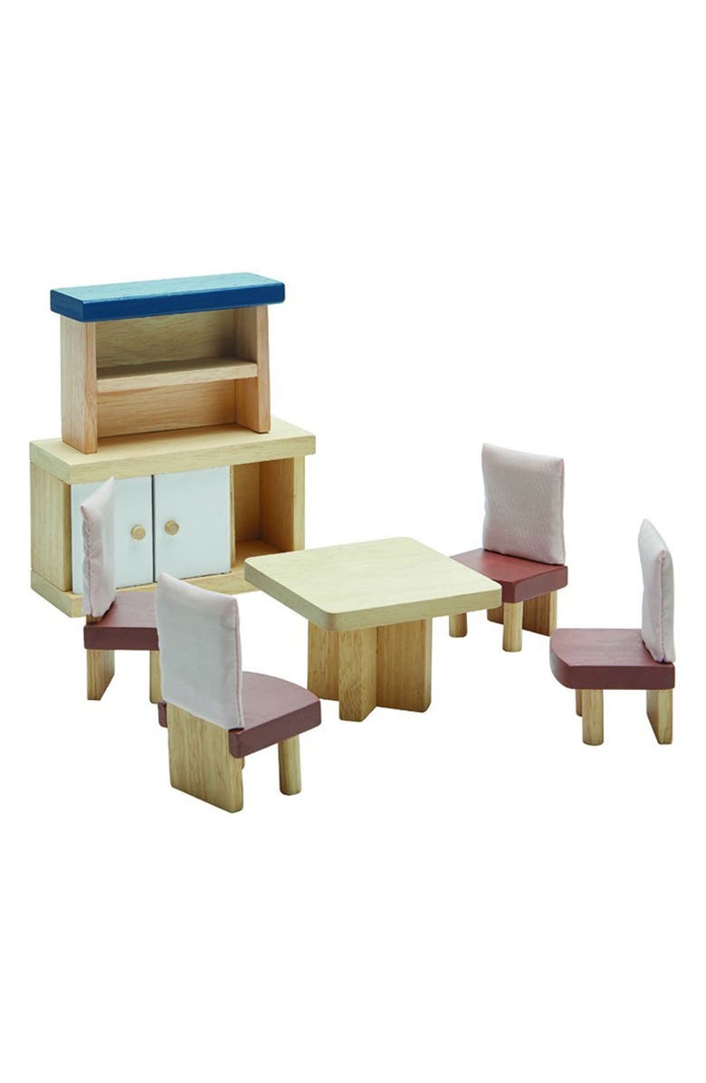 PlanToys<sup>®</sup> Dollhouse Dining Room Furniture - Orchard, Main, color, Assorted