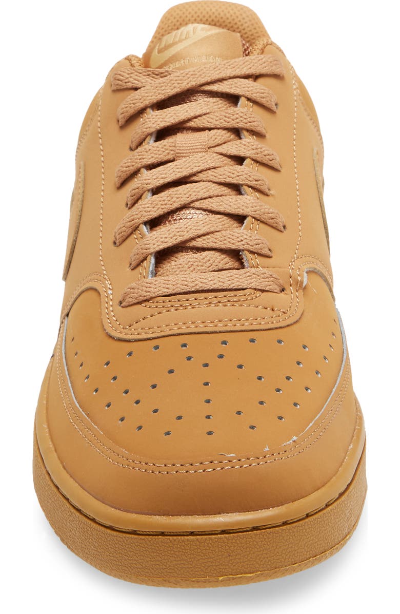 Nike Court Vision Low Sneaker, Alternate, color, 200 Flax/Flax