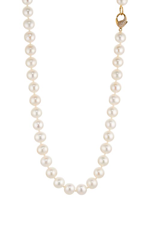 Nadri Freshwater Pearl Necklace In Gold