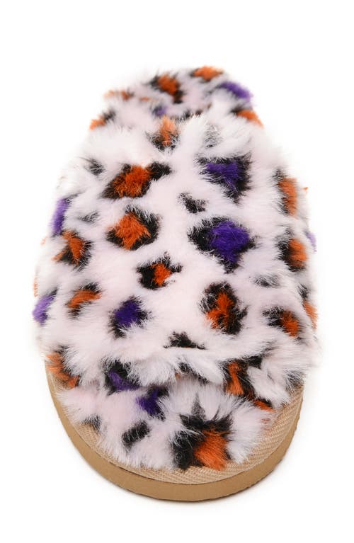 Minnetonka Faux Fur Slide Slipper