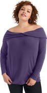 June + Vie Off-The-Shoulder Top
