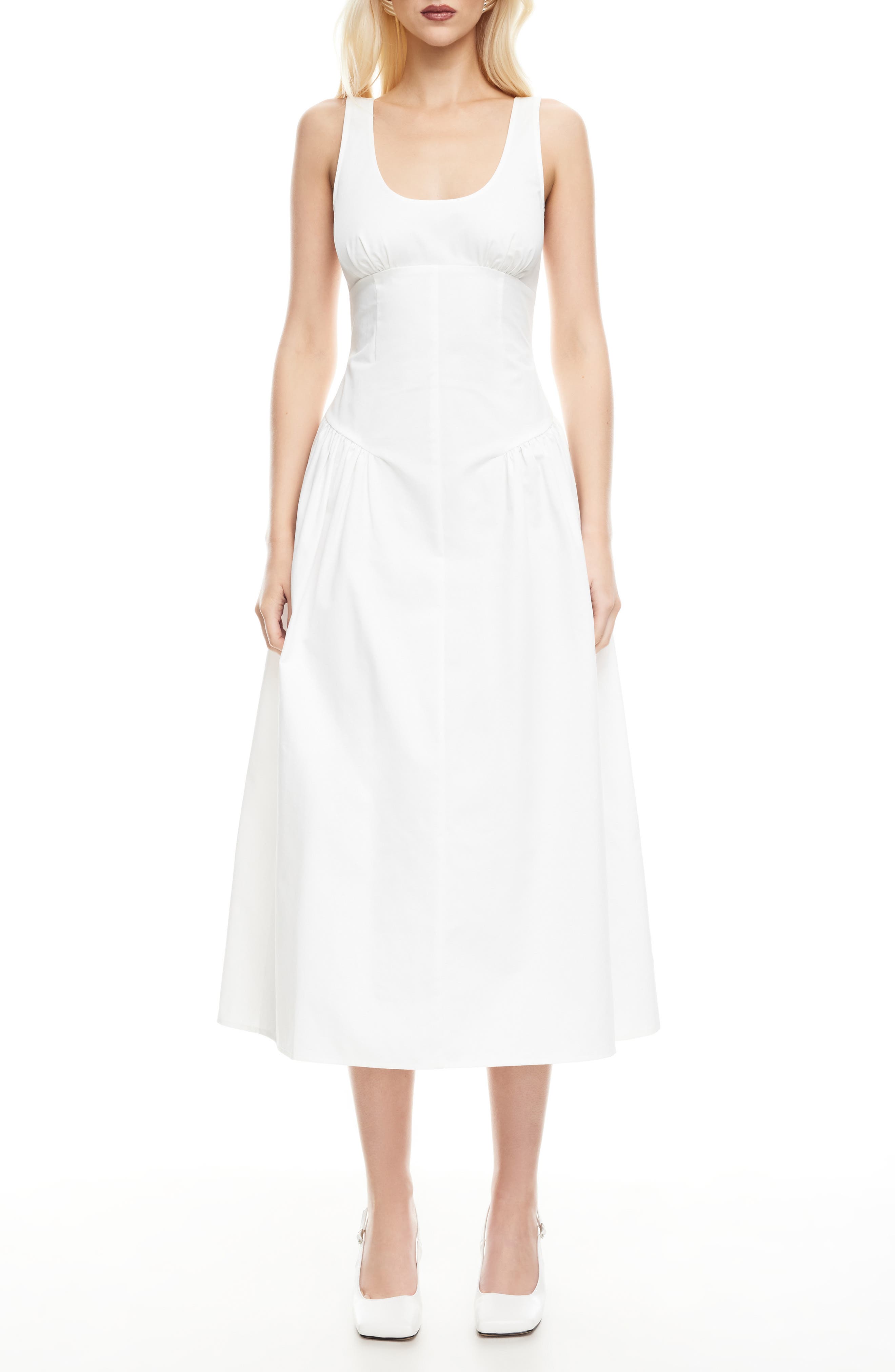 Luna Rosa Sleeveless Midi Dress