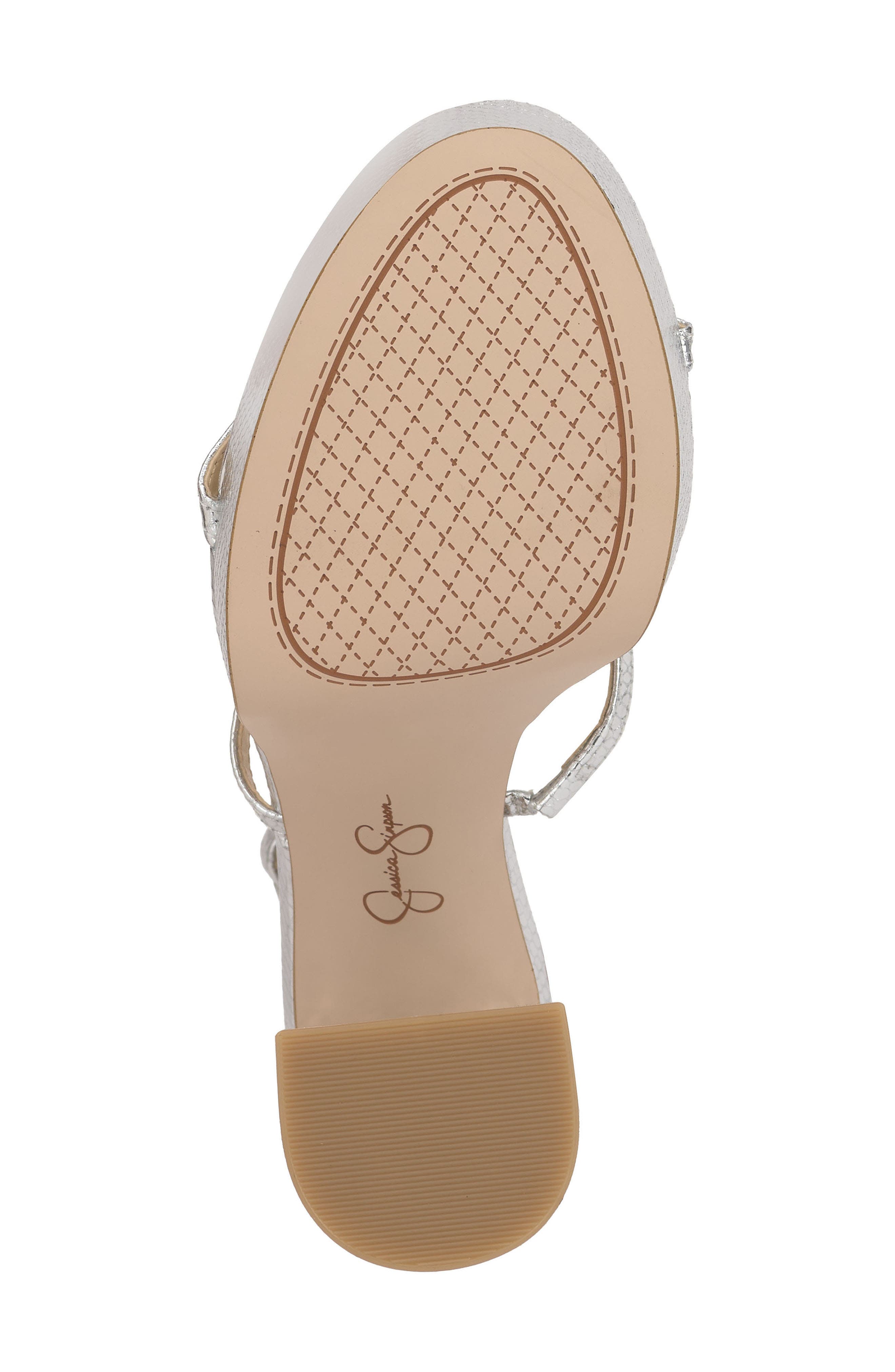 Jessica Simpson Aamina Platform Sandal, Alternate, color, Silver