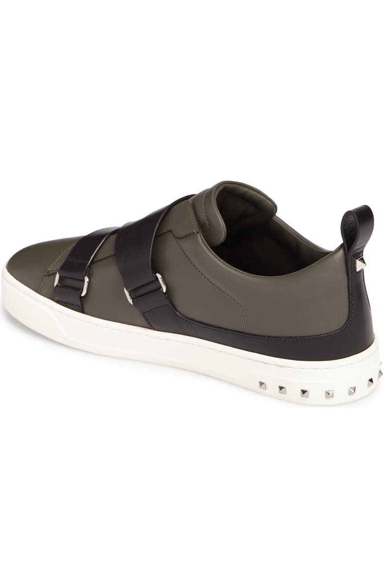 Valentino Garavani V-Punk Buckle Strap Sneaker, Alternate, color,