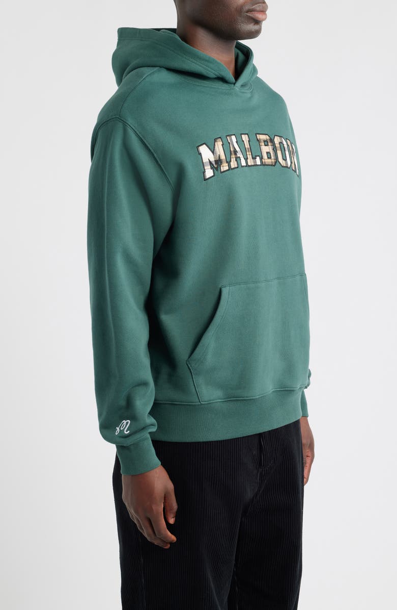 Malbon Golf Fesque Preston Hoodie, Alternate, color, Hunter Green